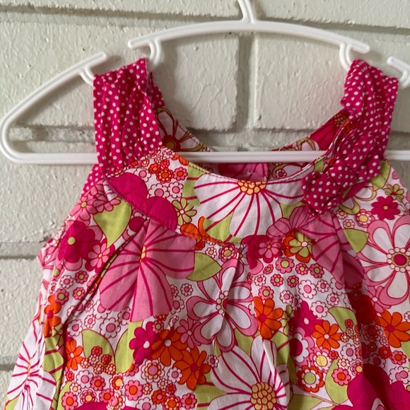Floral Flower Pattern Summer Dress - Picture 3 of 5
